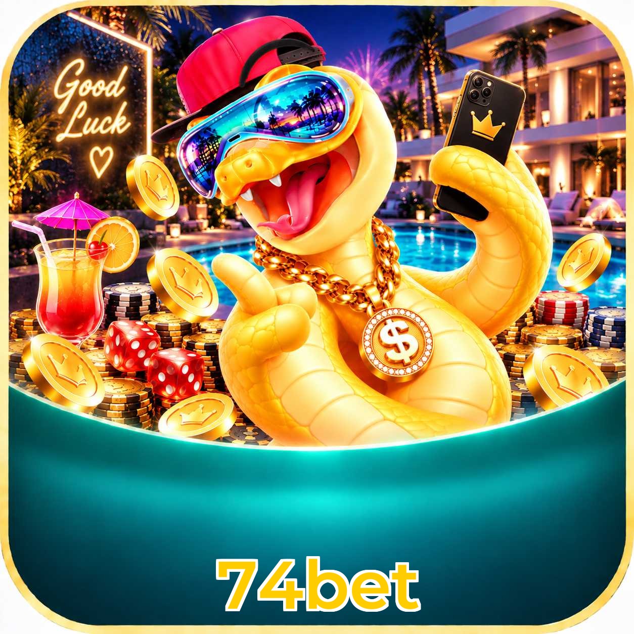 74bet Telegram Stats