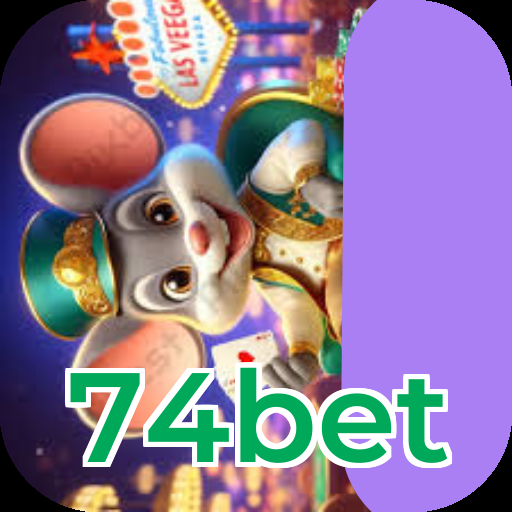 Números do app 74bet em material de marketing — ilustração, não auditoria